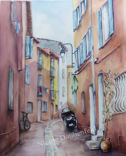 rue du vieux Cannes (Le Suquet)