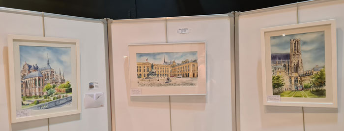 aquarelles de Champagne
