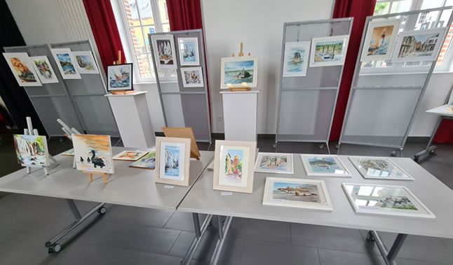 exposition à St valery sur Somme en 2023
