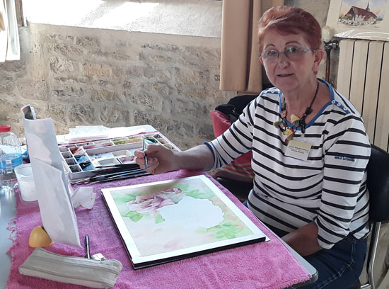 N Daubenfeld au festival d'aquarelle de wassy2019