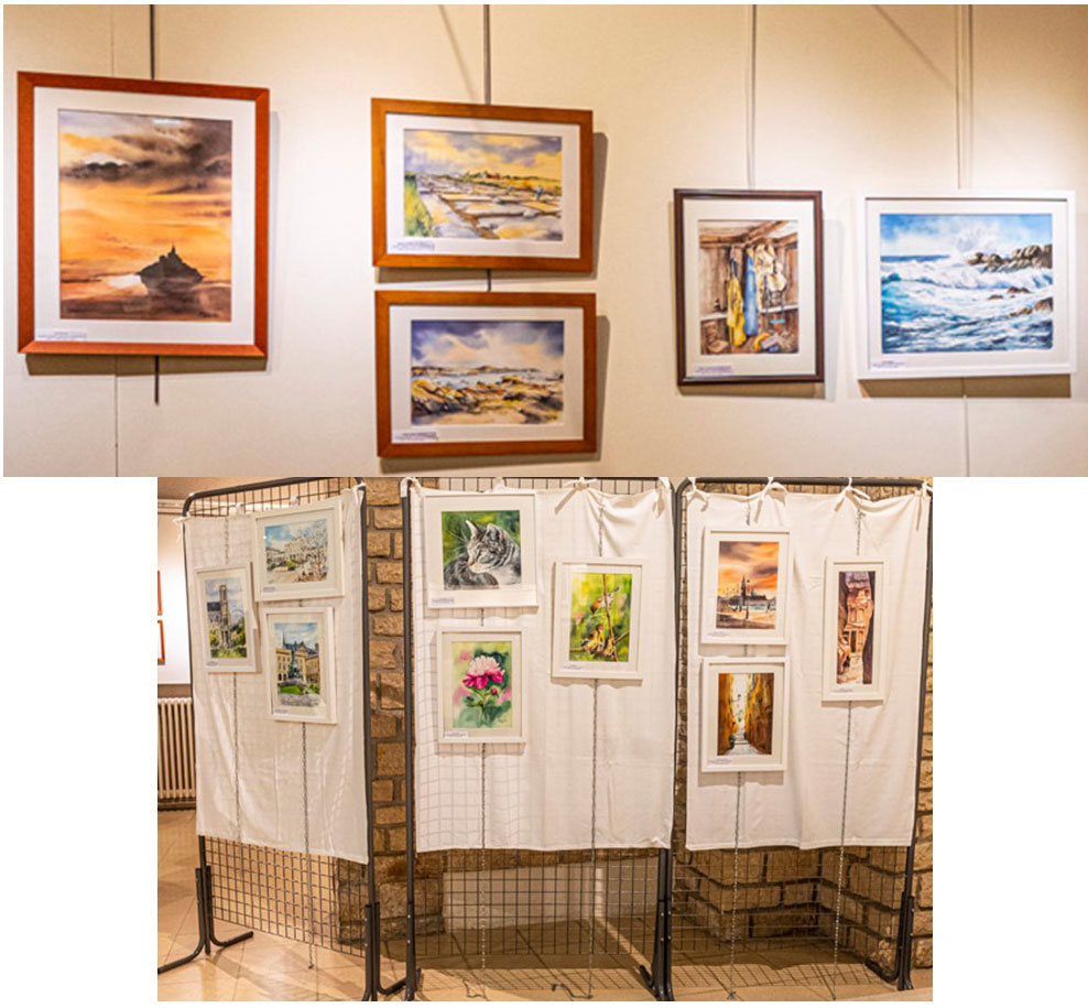 aquarelles expo Daubenfeld Cormontreuil